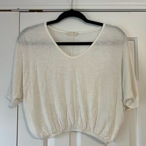 Olivia Rae Cream Crop Top